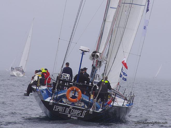 Esprit de Corps II, III and Challenger - 2016 Halifax - Saint Pierre, Miquelon Race ©  Jude Robertson http://juderobertsonphoto.wix.com/pix